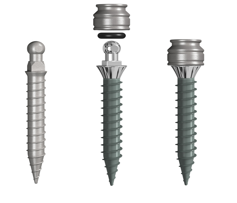 Miniimplantat mit Kugelkopf